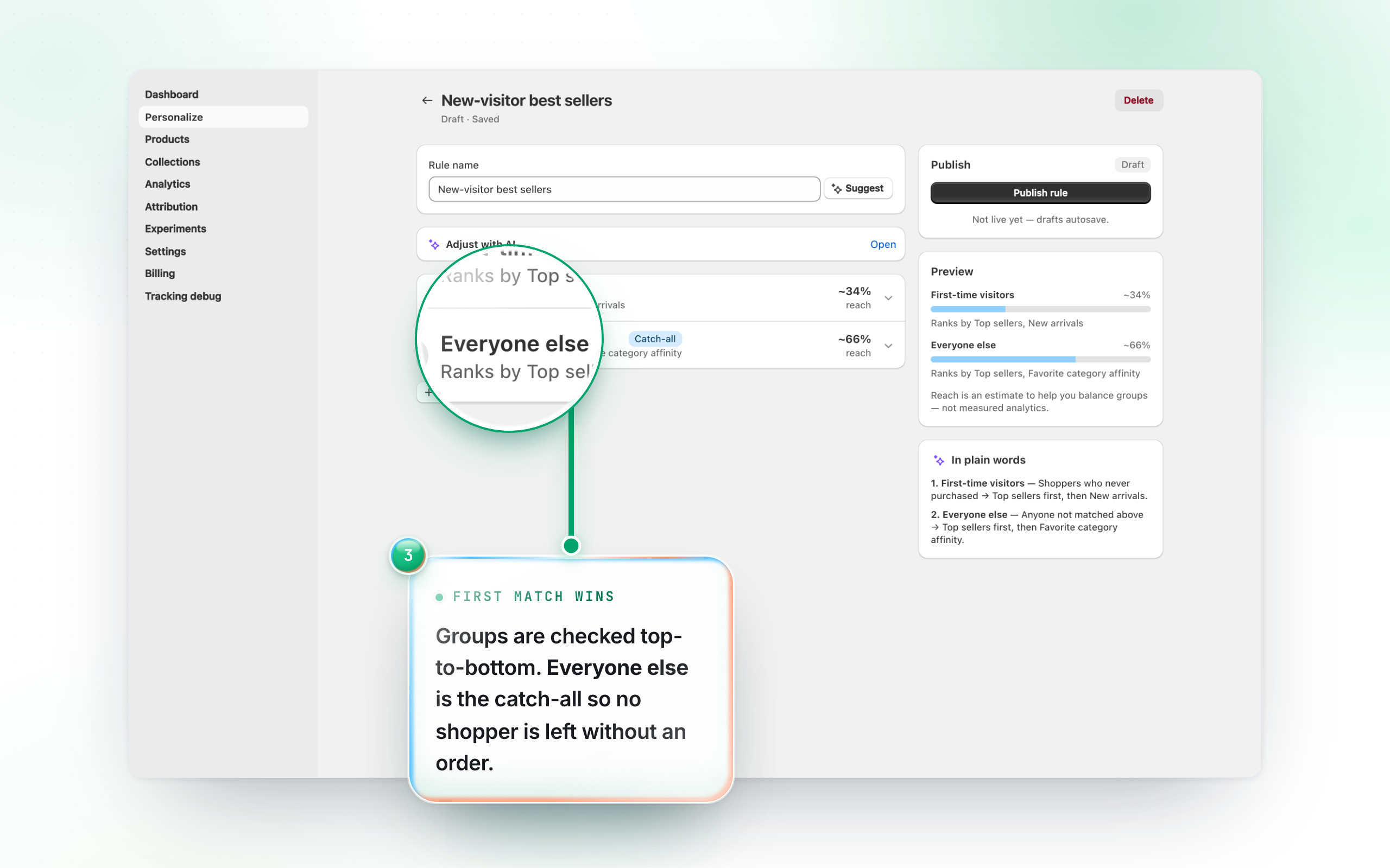 Build shopper groups